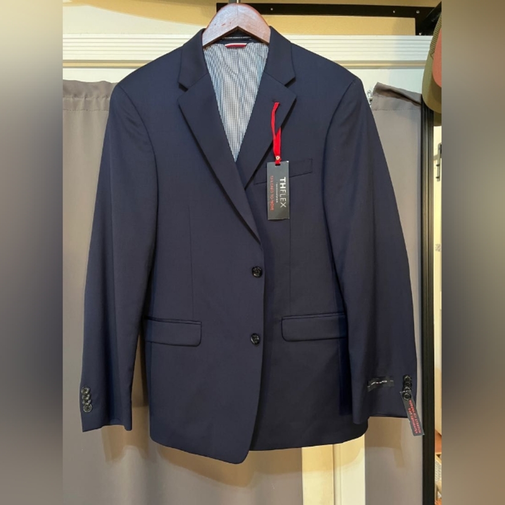 Tommy Hilfiger Navy Suit Jacket